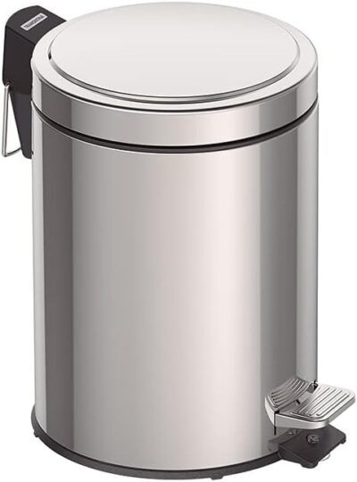 Tramontina 94538/112 - Lixeira com Pedal em Aço Inox Acabamento, 12Litros